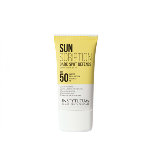 Instytutum Sunscription Dark Spot Defence SPF50 - Тонуючий сонцезахисний крем проти пігментації