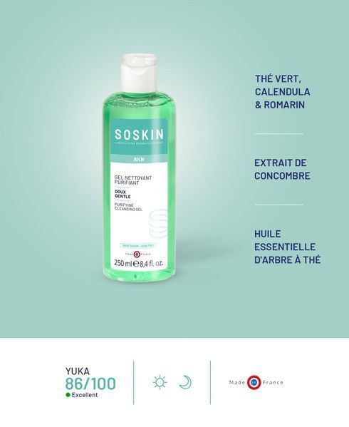 Soskin Gentle Purifying Cleansing Gel - очищающий гель для умывания жирной и комбинированной кожи лица
