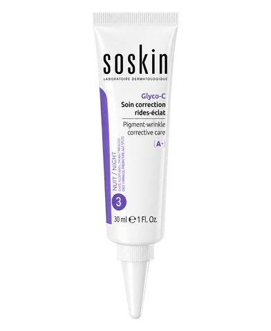 Soskin Glyco-C Pigment-Wrinkle Corrective Care - ночной крем против морщин и пигментации для лица