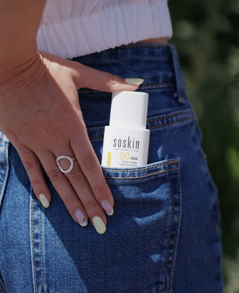 Soskin Invisible Fluid HP SPF50 - солнцезащитный флюид для лица