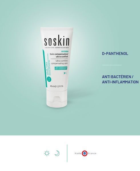 Soskin Hydra Ultra-Comfort Compensating Care - ультразволожувальний крем для проблемної шкіри обличчя