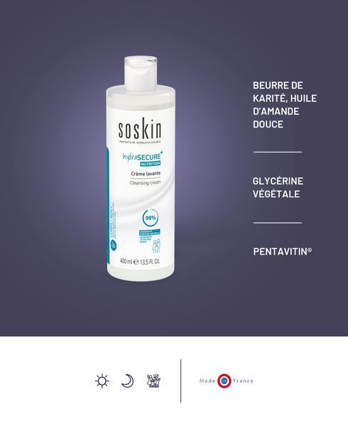 Soskin Hydrasecure Cleansing Cream - очищувальний крем для душу для сухої шкіри