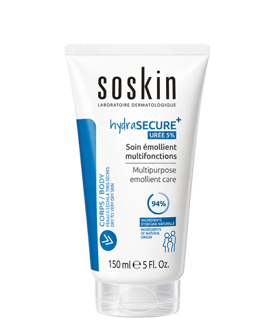 Soskin Hydrasecure Multipurpose Emollient Cream - эмолент-крем с мочевиной 5% для сухой кожи тела и лица