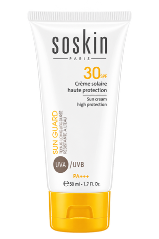 Soskin Sun Cream SPF30 - водостойкий солнцезащитный крем для лица