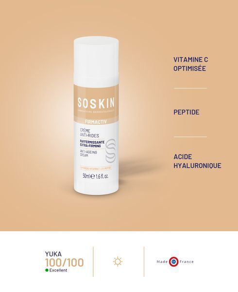 Soskin Anti-Aging Cream - антивіковий денний крем для обличчя з пептидом