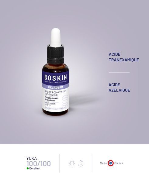 Soskin Bright Serum Booster - освітлювальна сироватка-бустер для обличчя та тіла