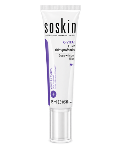 Soskin C-Vital Deep Wrinkles Filler - крем-филлер от глубоких морщин для лица и зоны глаз