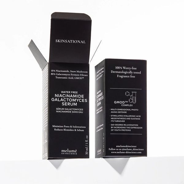 Melum&eacute; Water-free Niacinamide Galactomyces Serum &mdash; безводна сироватка для рівного тону