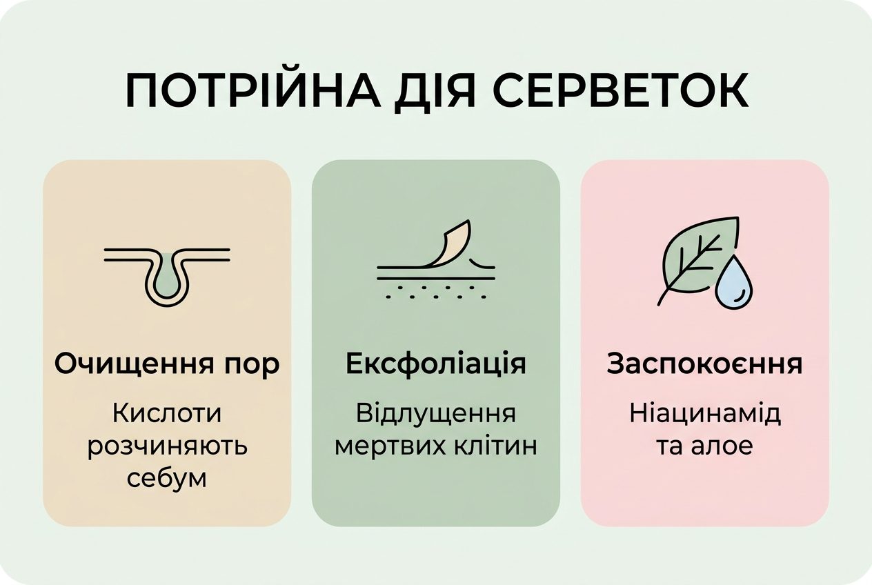 Потрійна дія HydroPeptide Clarifying Toner Pads: очищення пор, ексфоліація та заспокоєння шкіри